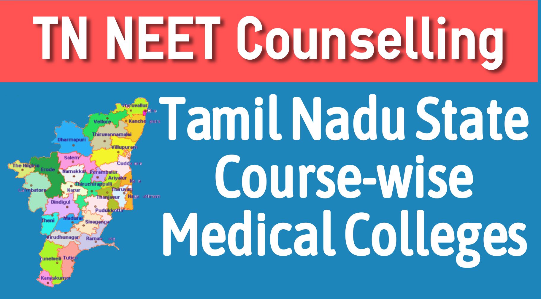 List Of Medical Colleges In Tamil Nadu Course Wise Seats 2024-Cut Off ...