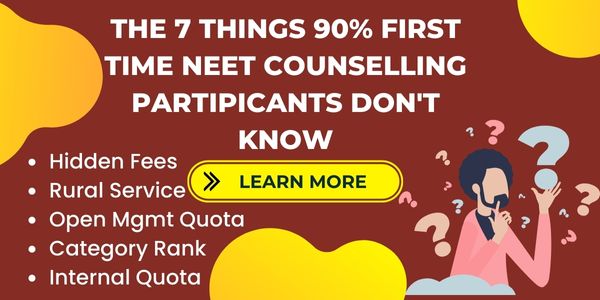 first time neet counselling participants dont know