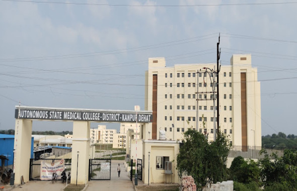 Autonomous State Medical College Kanpur Dehat Building